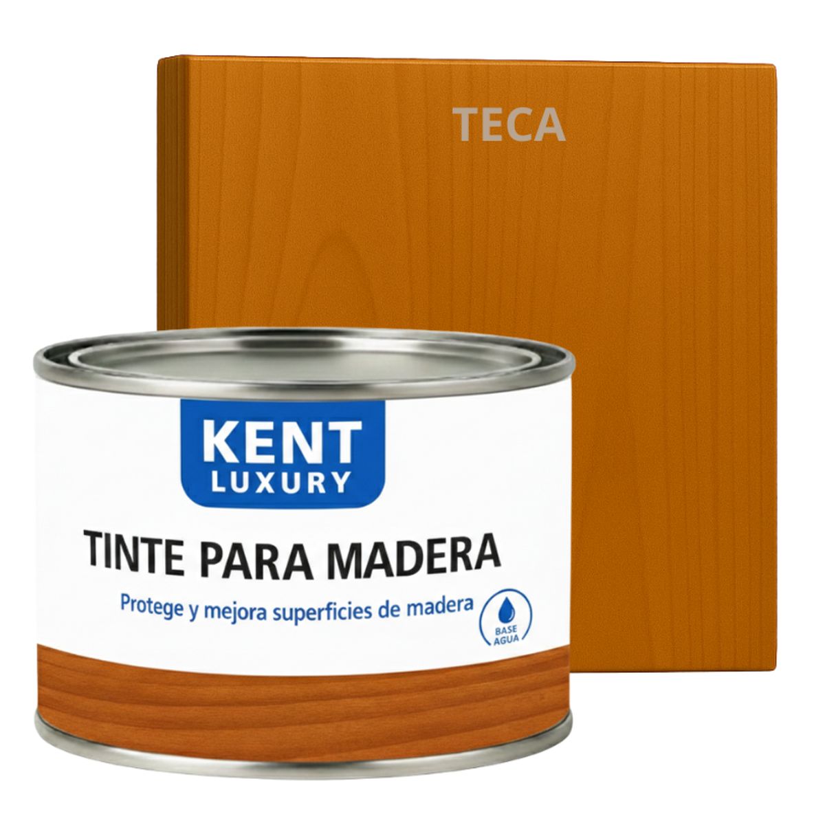KENT - TINTE DE MADERA ORGANICO - EXTRACUBRIENTE BASE AGUA. - 2.3 KL TECA