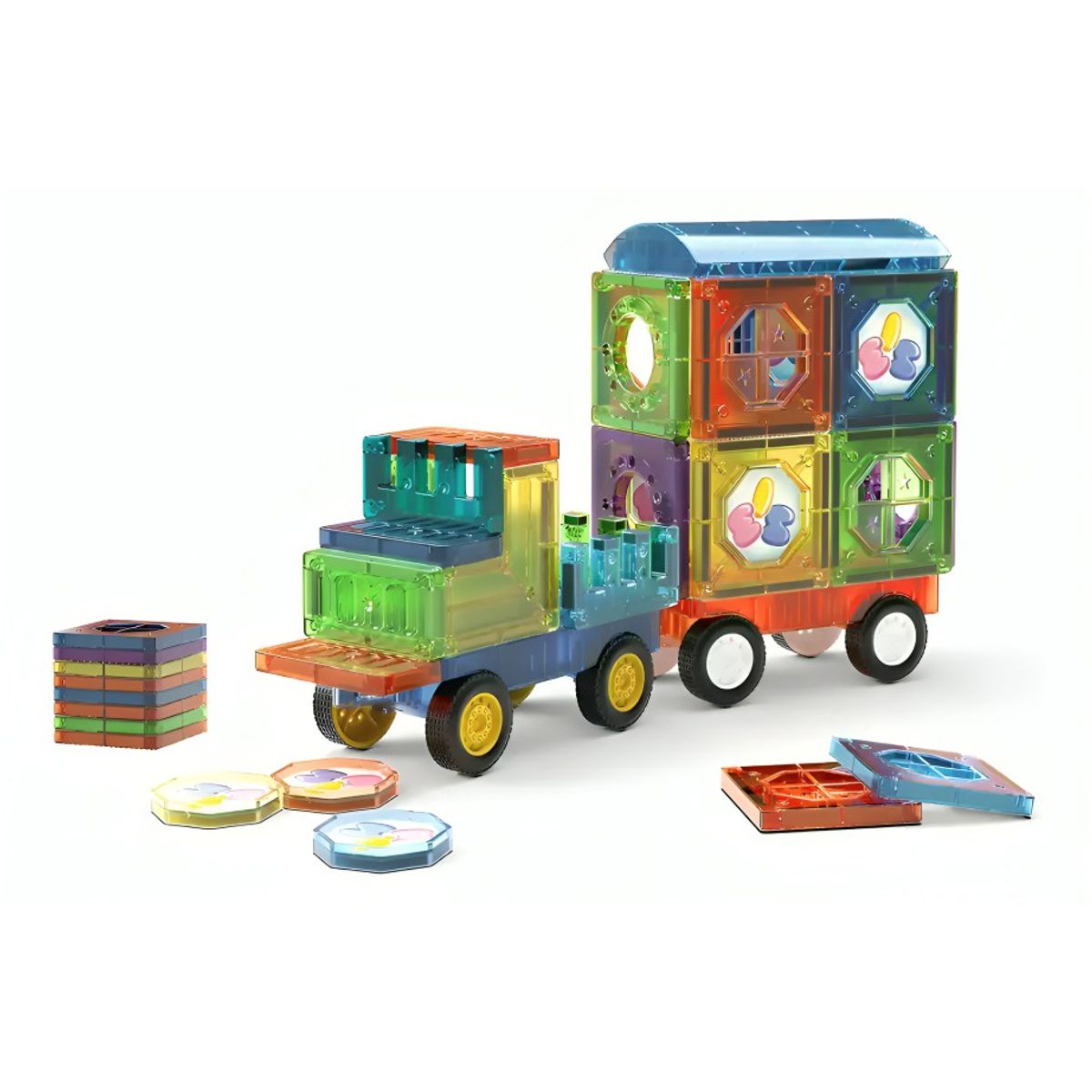 GENERICO - Bloque Magnetico Auto 43 pcs