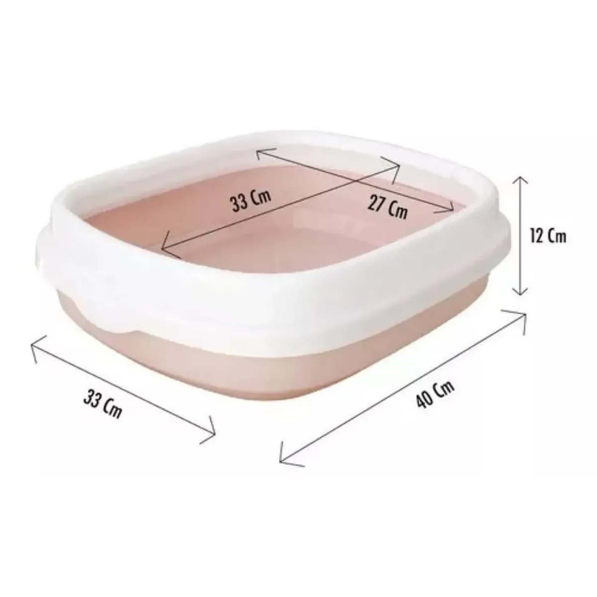 GENERICO - Arenero Gatos Pequeño 40x33x12