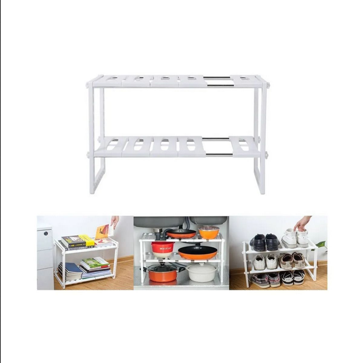 GENERICO - Estante Ajustable Organizador Multiuso Cocina