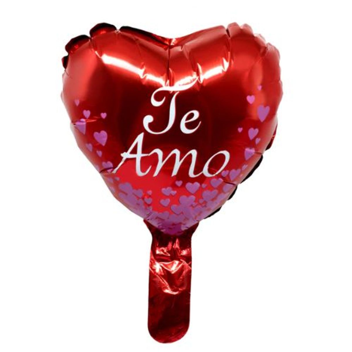 GENERICO - Globo Metálico 10 Te Amo Corazones 50 Unidades