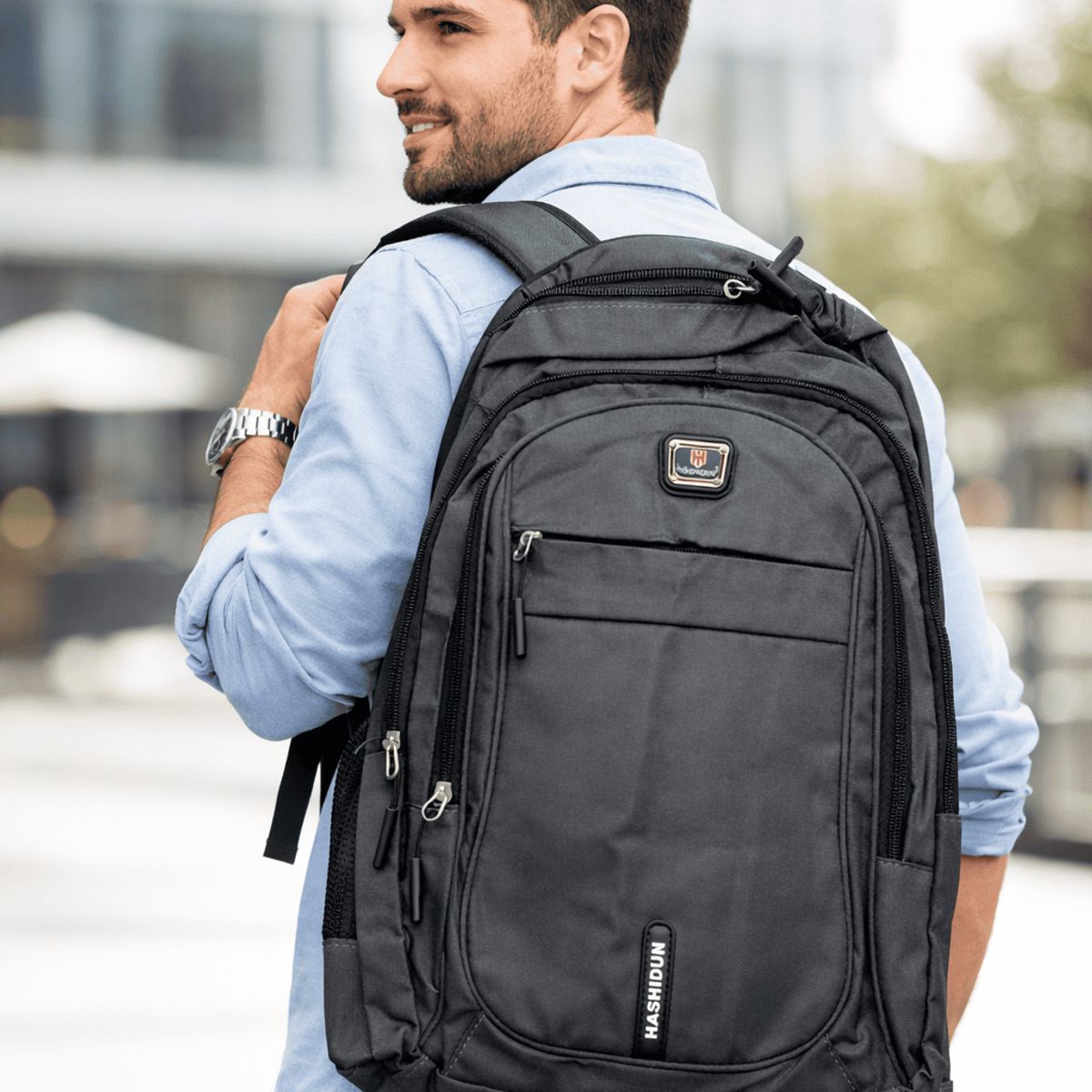 THUNDER - Mochila Unisex 35 Litros Escolar y Deportiva con Múltiples Compartimentos