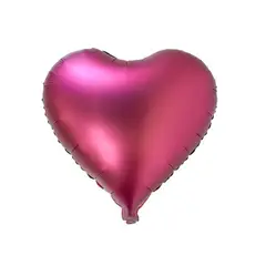 GENERICO - Globo Metálico 18 Corazón Chrome 50 Unidades