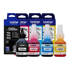 BROTHER - Pack De Tinta Inkbenefit Dcp-t300 Dcp-t500w Dcp-t700 Cyan Magenta Yellow Black