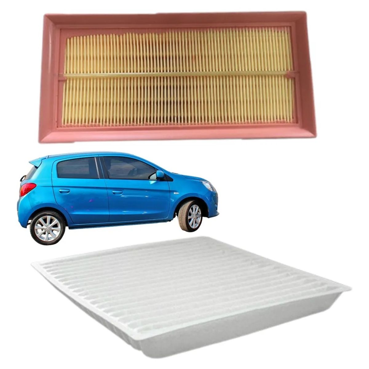 GENERICO - Filtro De Aire Y Polen Mitsubishi Mirage 1.2 2014-2022
