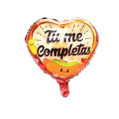 GENERICO - Globo Metálico 18 Me Completas 1 Unidad