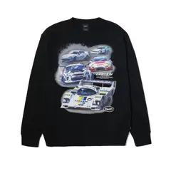 HUF - POLERON X GREDDY SHOWCASE CREWNECK BLACK