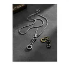 GENERICO - Collar De Llaves Mecanicas Hombre Moda Masculina 2019