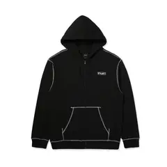 HUF - Poleron Stretch F/Z Hoodie Blk