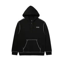 HUF - Poleron Stretch F/Z Hoodie Blk