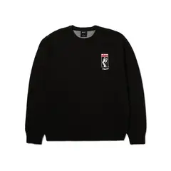 HUF - Chaleco X ISAAC HAYES Black Moses Knit Sweater Blk