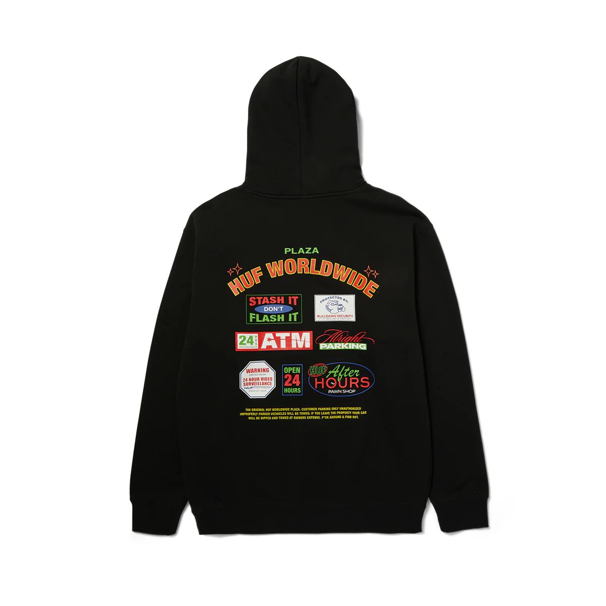 HUF - Poleron HUF Promo P/O Hoodie Blk
