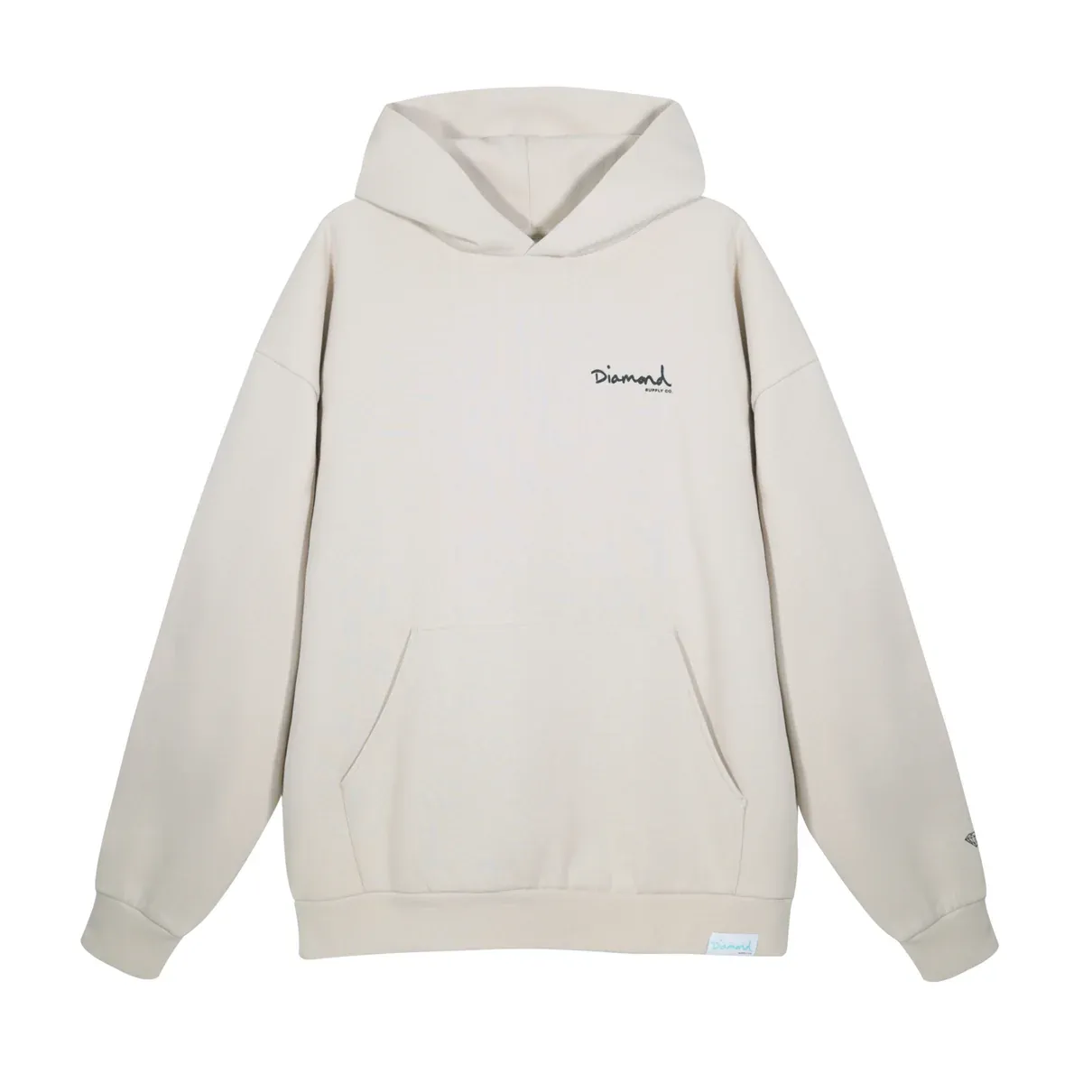 DIAMOND - POLERON DIAMOND MINI OG SCRIPT HOODIE SAND