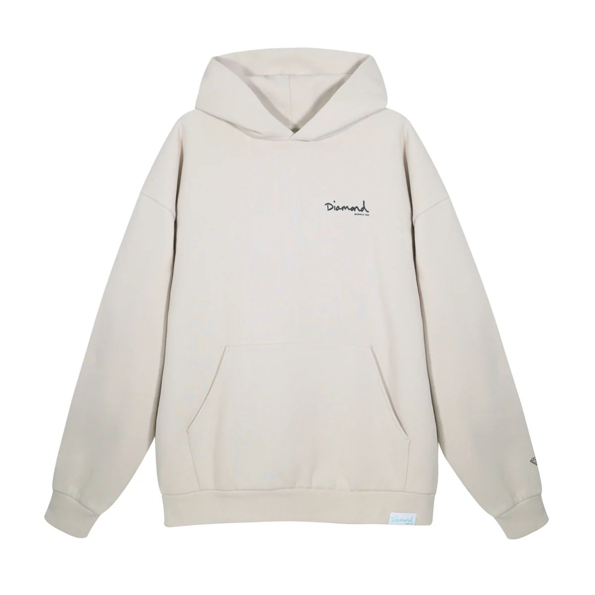DIAMOND - POLERON DIAMOND MINI OG SCRIPT HOODIE SAND