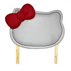 GENERICO - Respaldo 1.5 plazas acolchado diseño Kitty Muebles Rimar