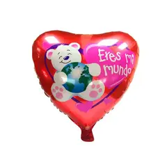 GENERICO - Globo Metálico 18 Eres Mi Mundo 1 Unidad