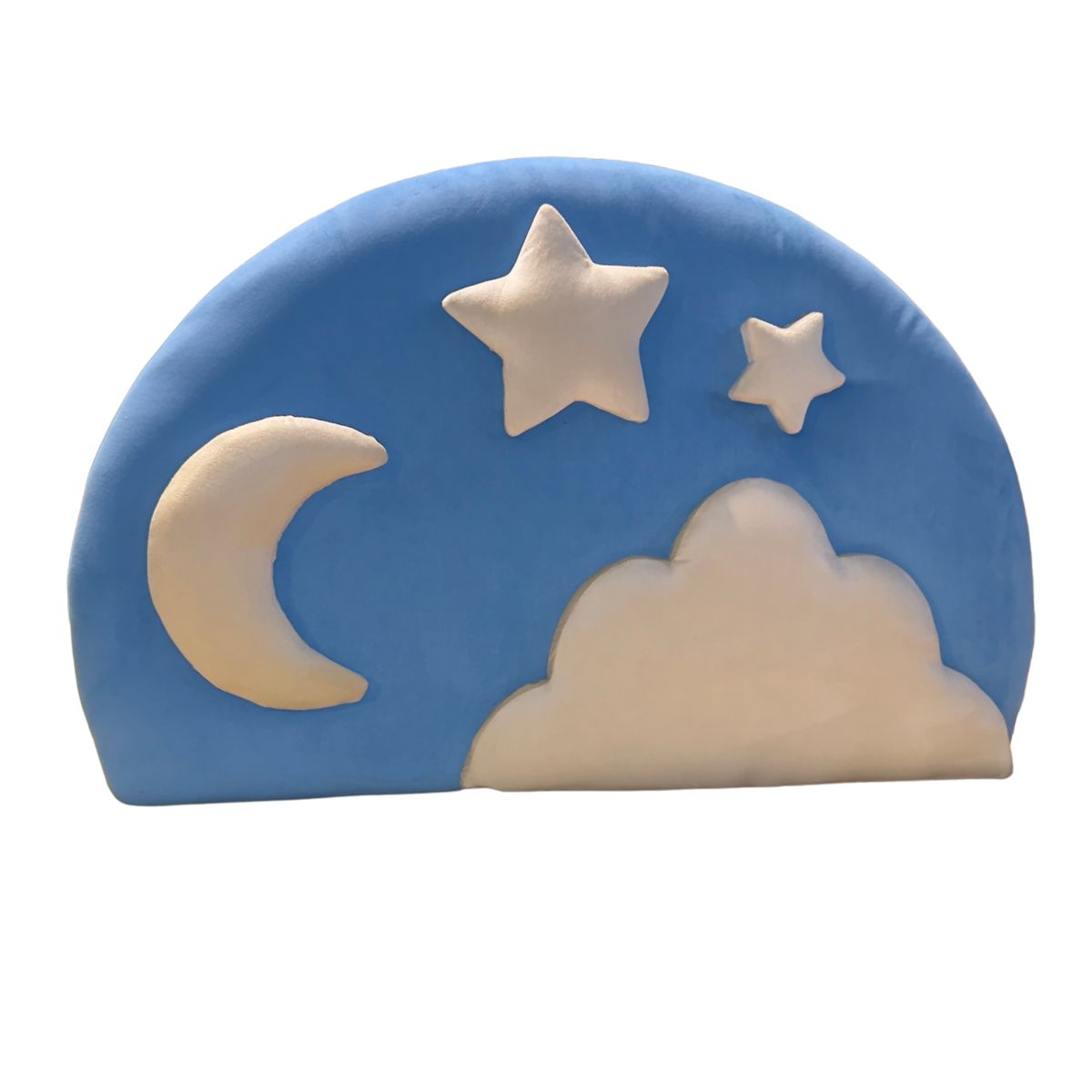 GENERICO - Respaldo 1 1/2 plazas acolchado infantil cielo Muebles Rimar