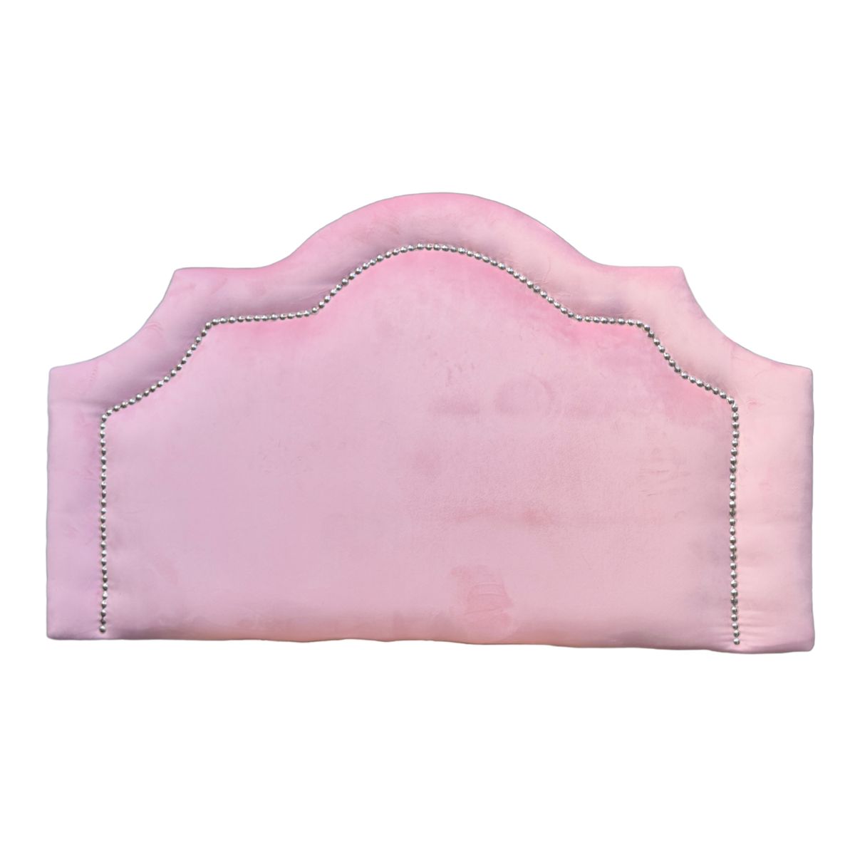 GENERICO - Respaldo 1.5 plazas Reina Rosado Felpa Muebles Rimar