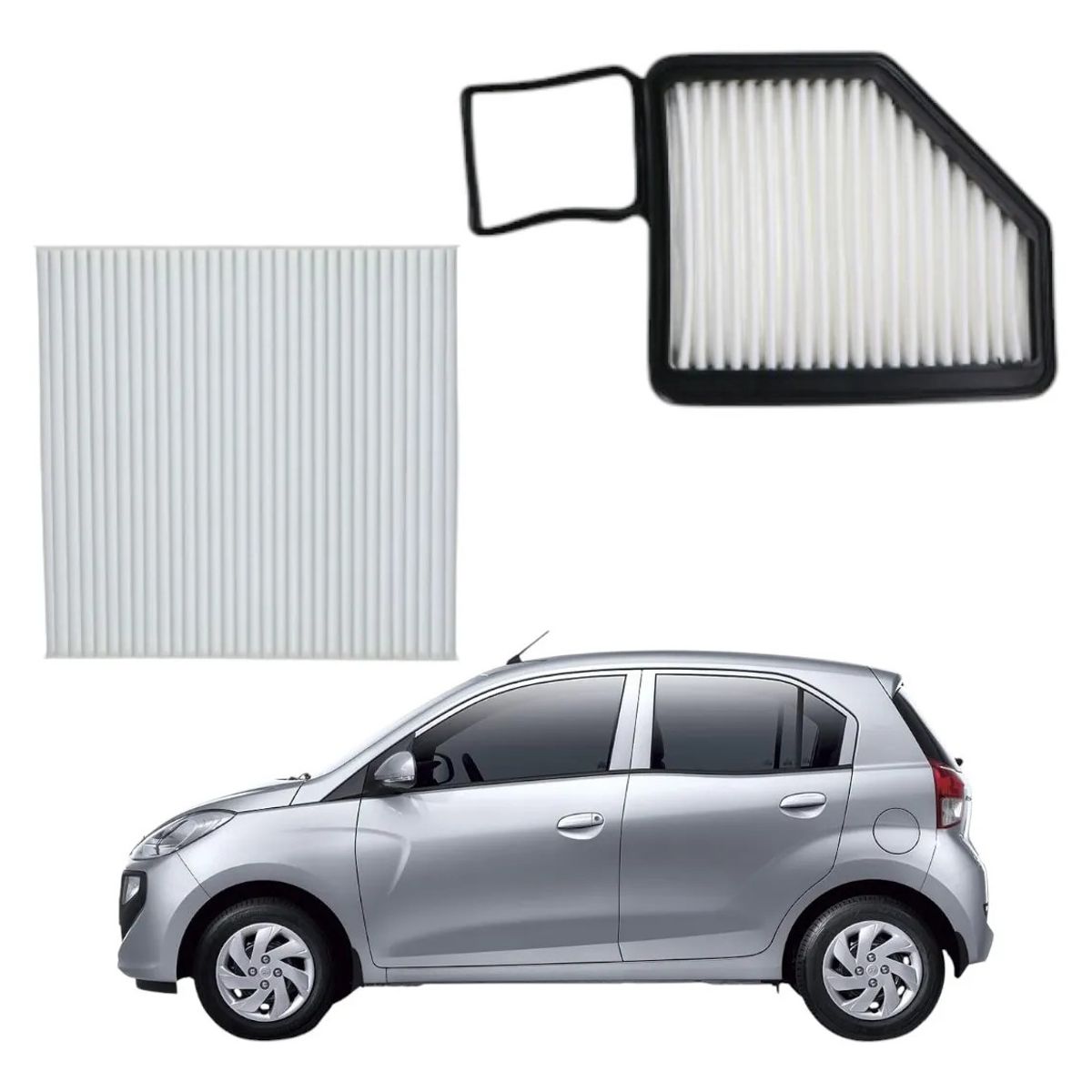 GENERICO - Filtro De Aire Y Polen Hyundai Atos 1.1 2020-2025