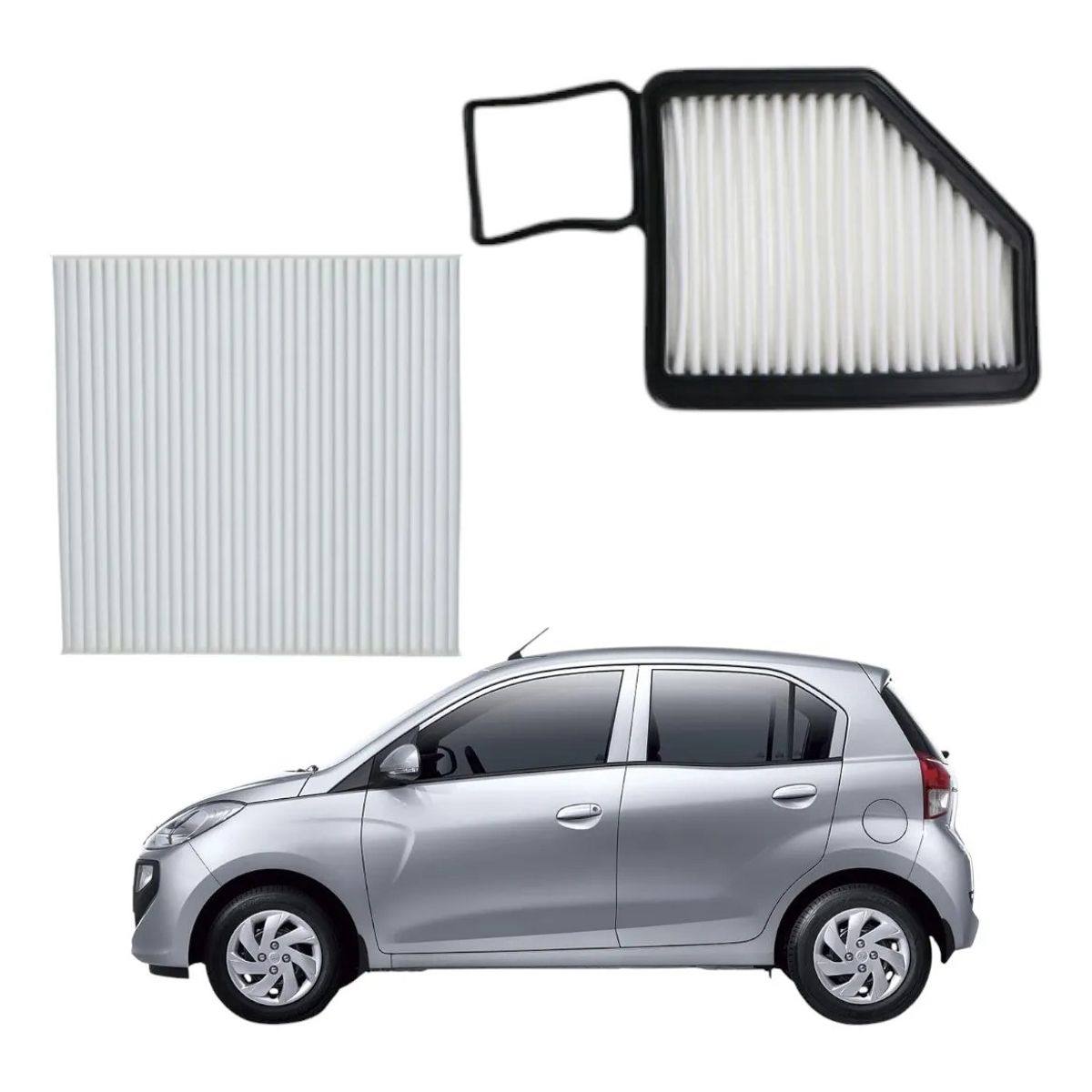 GENERICO - Filtro De Aire Y Polen Hyundai Atos 1.1 2020-2025