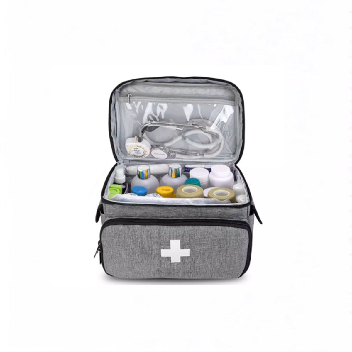 GENERICO - Bolsa De Almacenamiento Médica Doméstica Gris