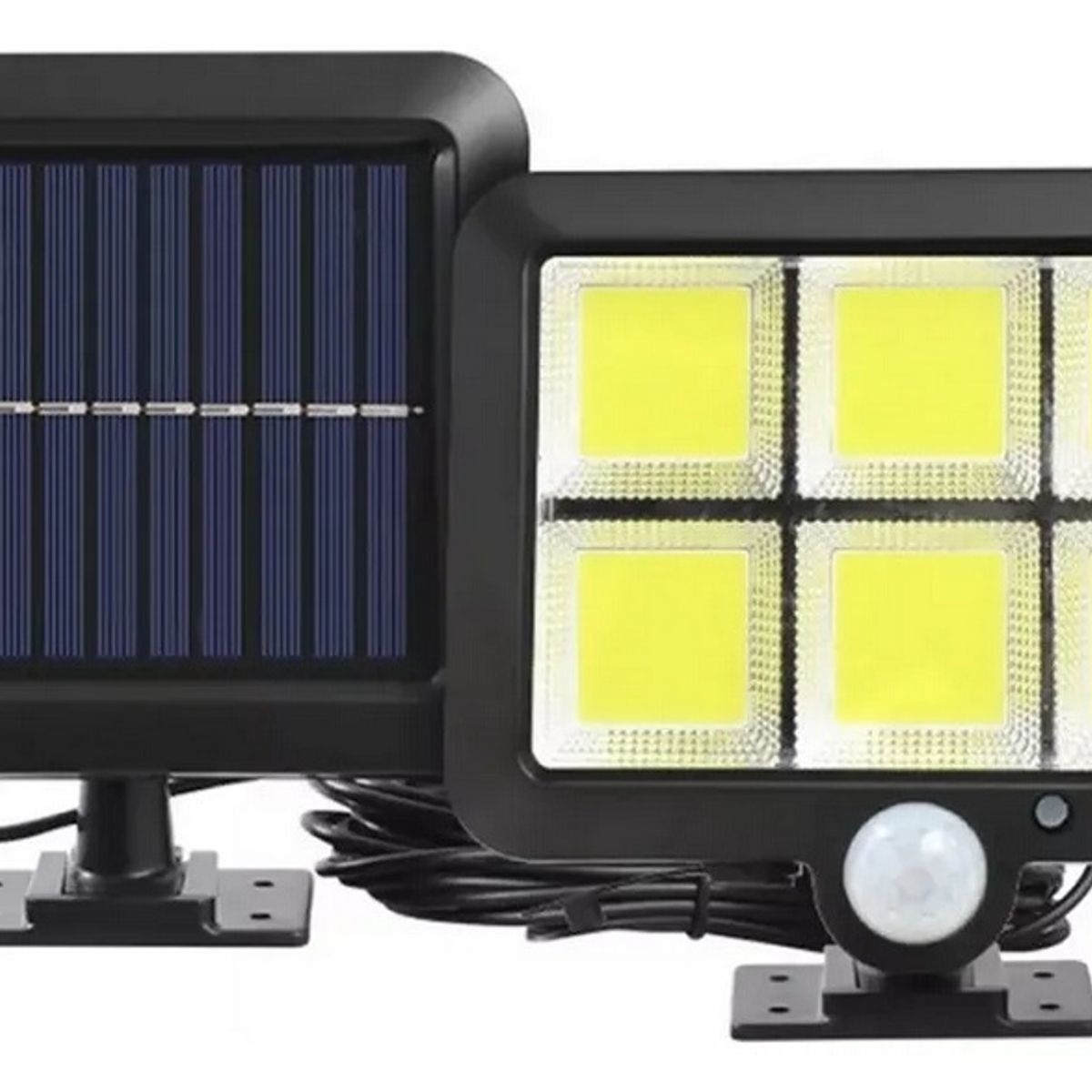 GENERICO - Pack X2 Foco Led Focos Exteriores Foco Led Solar 250w