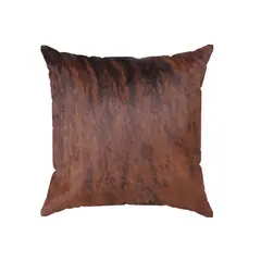 GENERICO - Cojín Decorativo de Cuero Vacuno 50 x 50 cm Atigrado