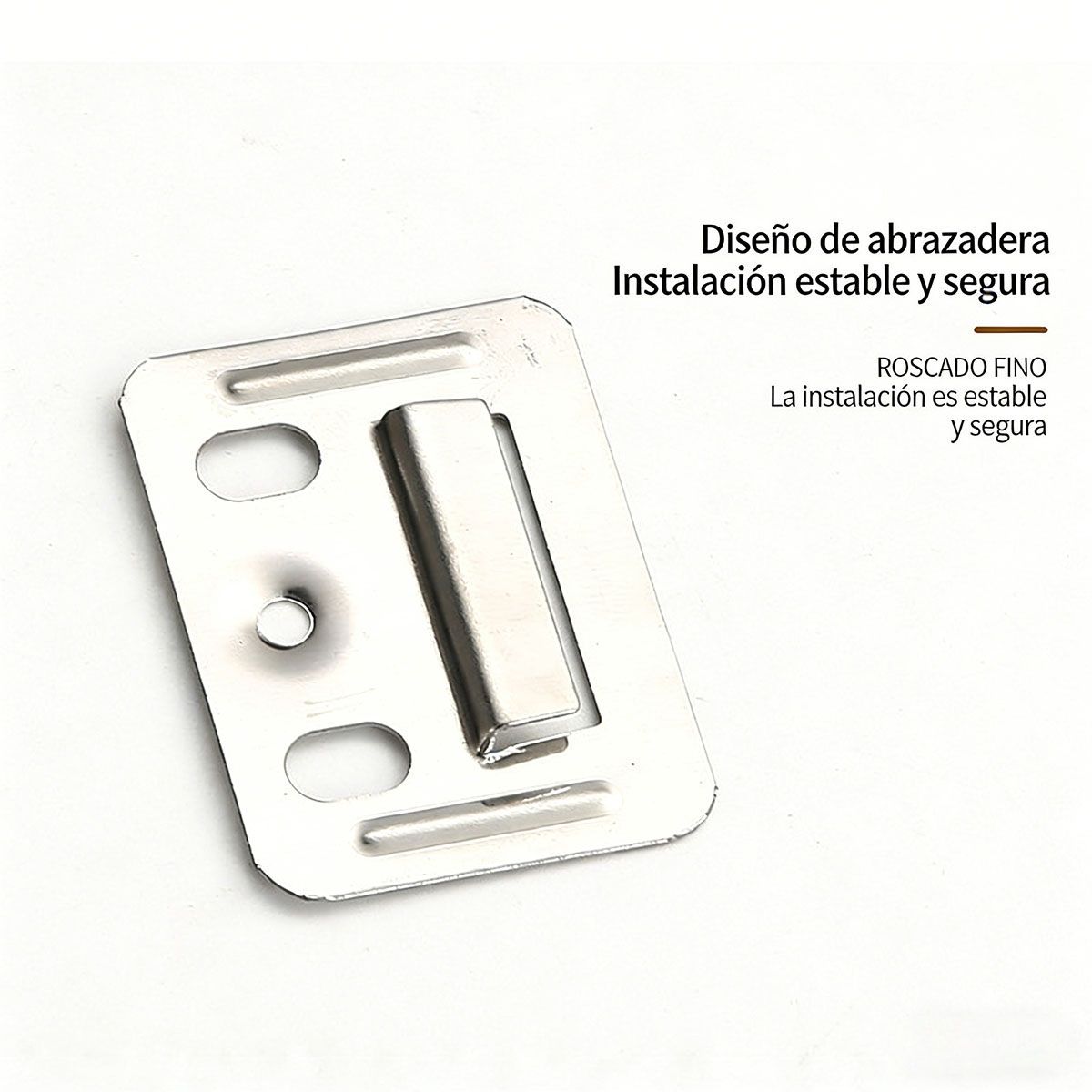 GENERICO - 200 Clips De Montaje Para Paneles De Pared De 3*4 Cm