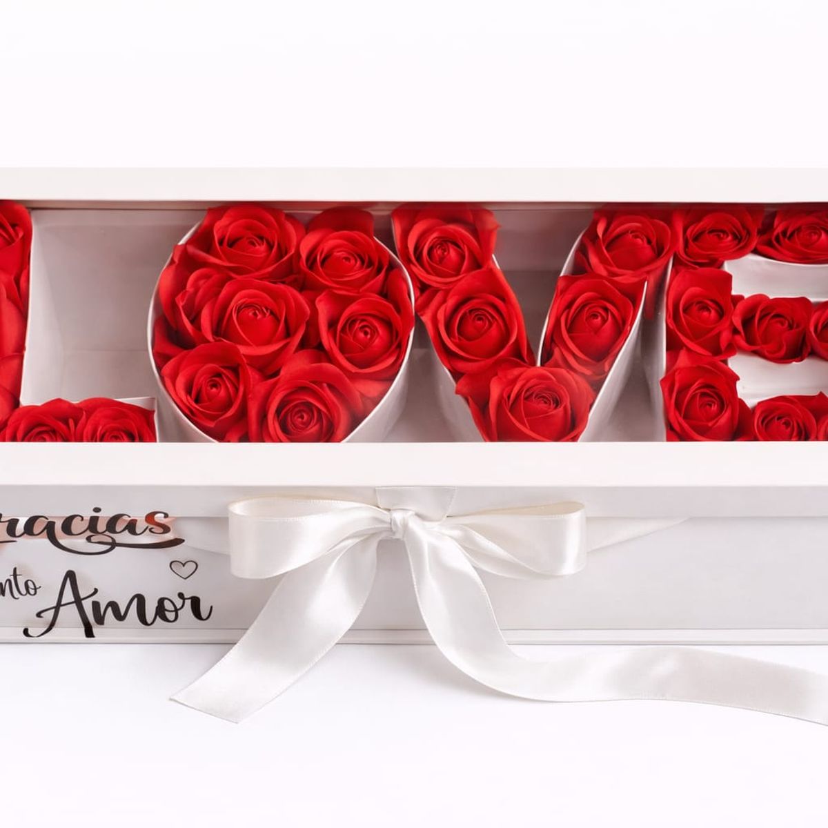 GENERICO - Caja De Rosas Premium Rosas Eternas Rosas de Jabón San Valentín Love