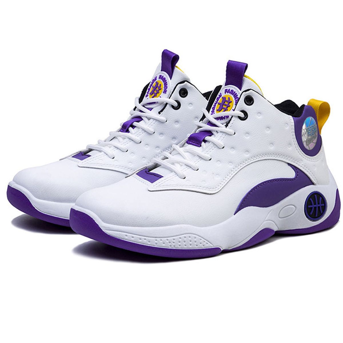 DANWEILE - Zapatillas de baloncesto de caña alta y moda para hombre