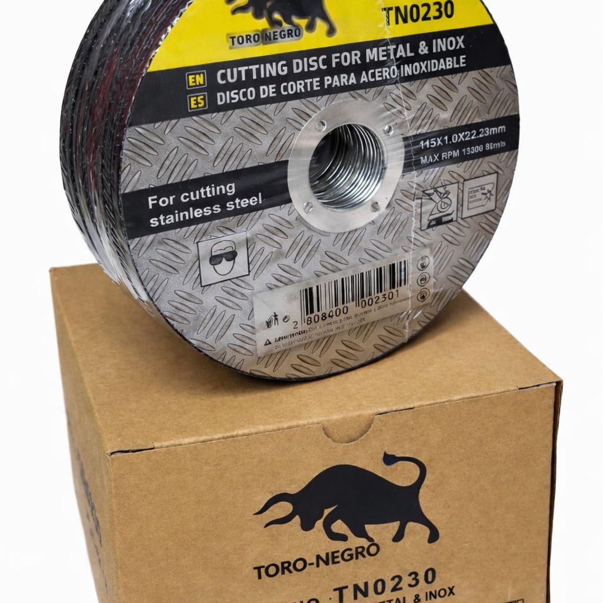 GENERICO - Disco De Corte Para Acero Toro Negro 115 Mm Modelo Tn0230