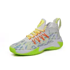 DANWEILE - Zapatillas baloncesto bajas antideslizantes para estudiantes - Verde