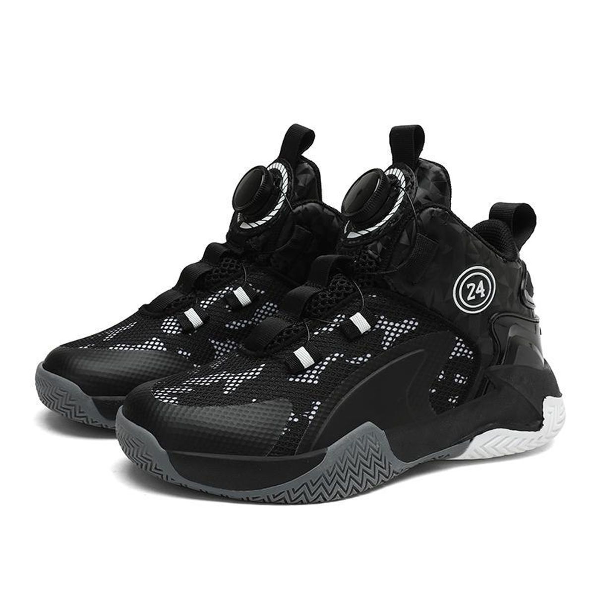 DANWEILE - zapatillas de baloncesto para niños entrenando - Negro