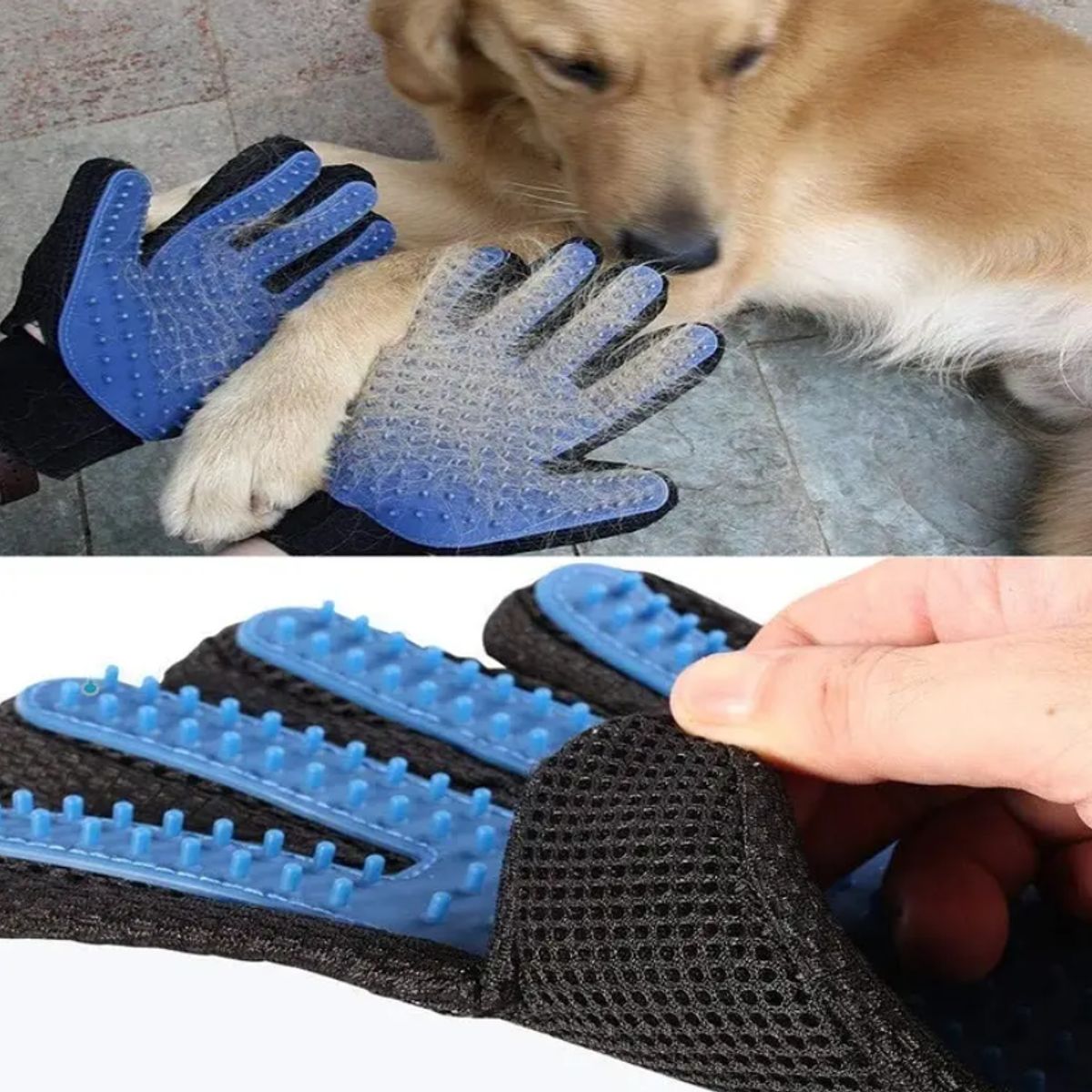GENERICO - Guante Cepillo Quita Saca Pelo Mascota Perros Y Gatos