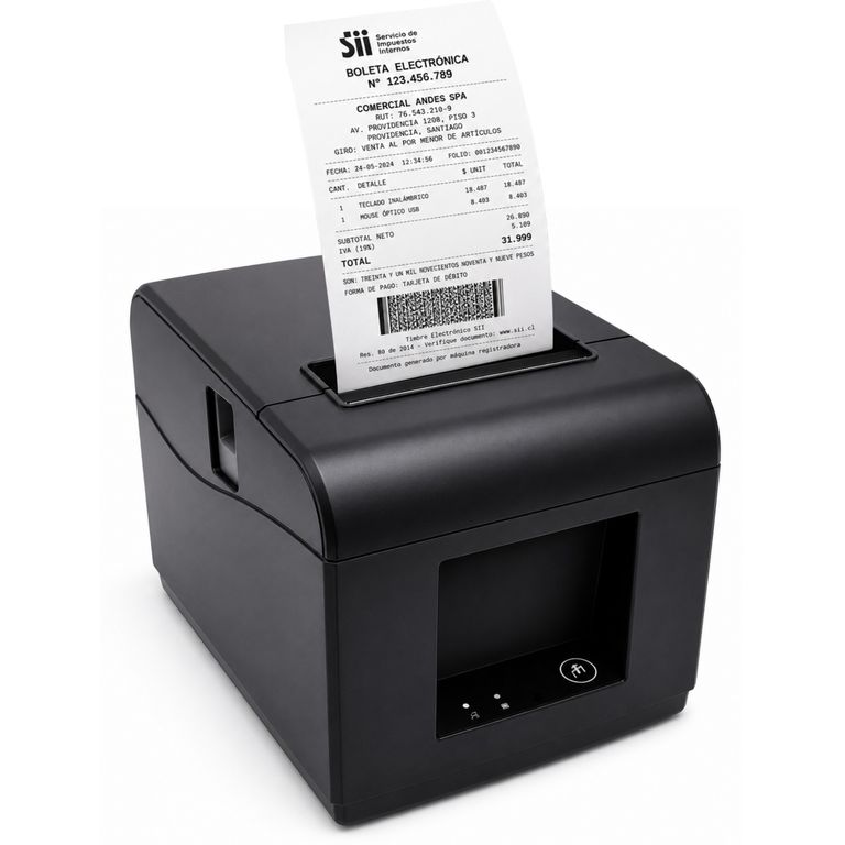 Impresora Termica Bluetooth 80mm Multiplataformas 230mm s