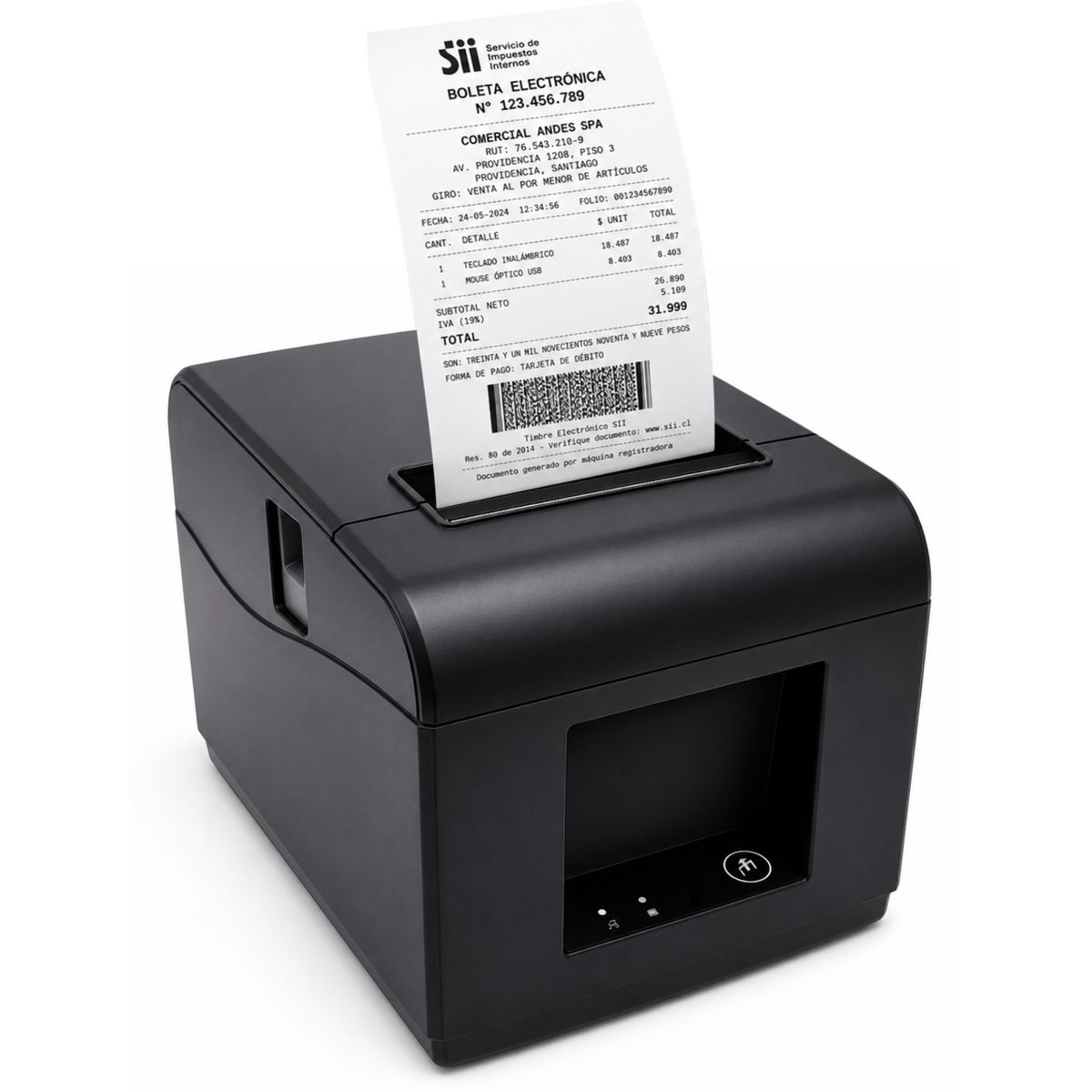 UTEK - Impresora Térmica Bluetooth 80mm  Multiplataformas 230mm  s