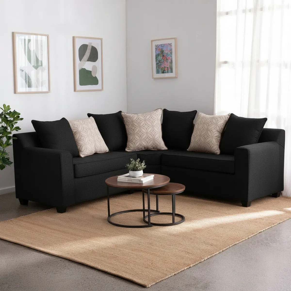 MEXX MUEBLES - SOFA SECCIONAL FRANCIA TELA