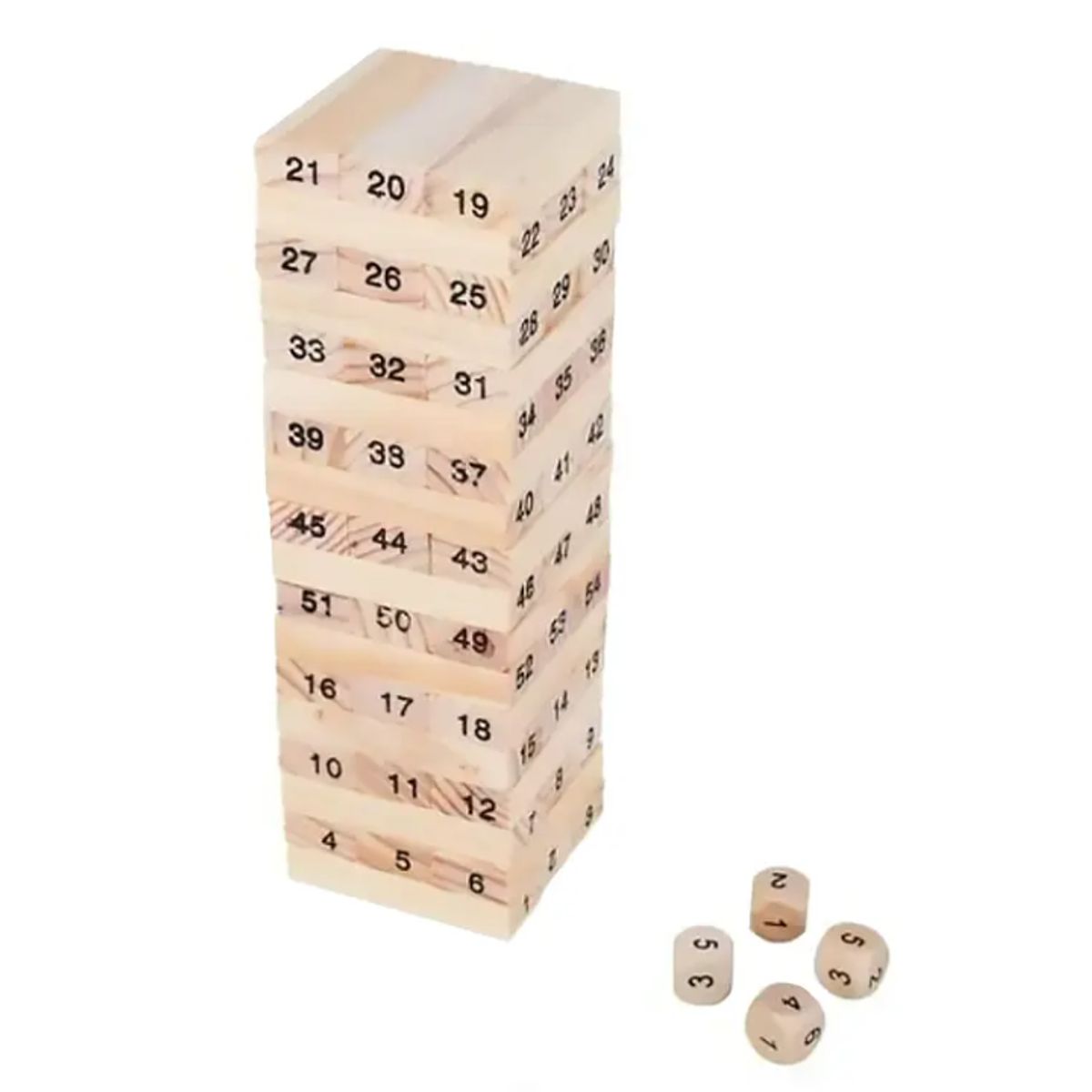 GENERICO - Juguete de Madera Juego De Mesa 54 Pcs