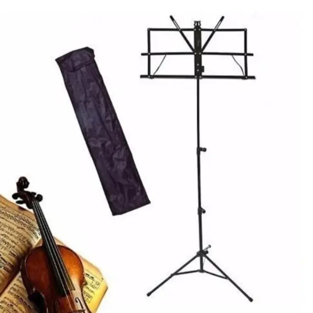 GENERICO - Atril Para Partitura Con Funda Para Transportar Regulable