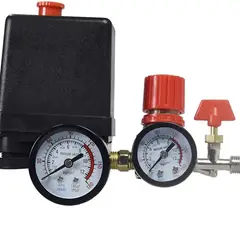 GENERICO - Compresor Aire Válvula Presión 180psi Interruptor Regulador