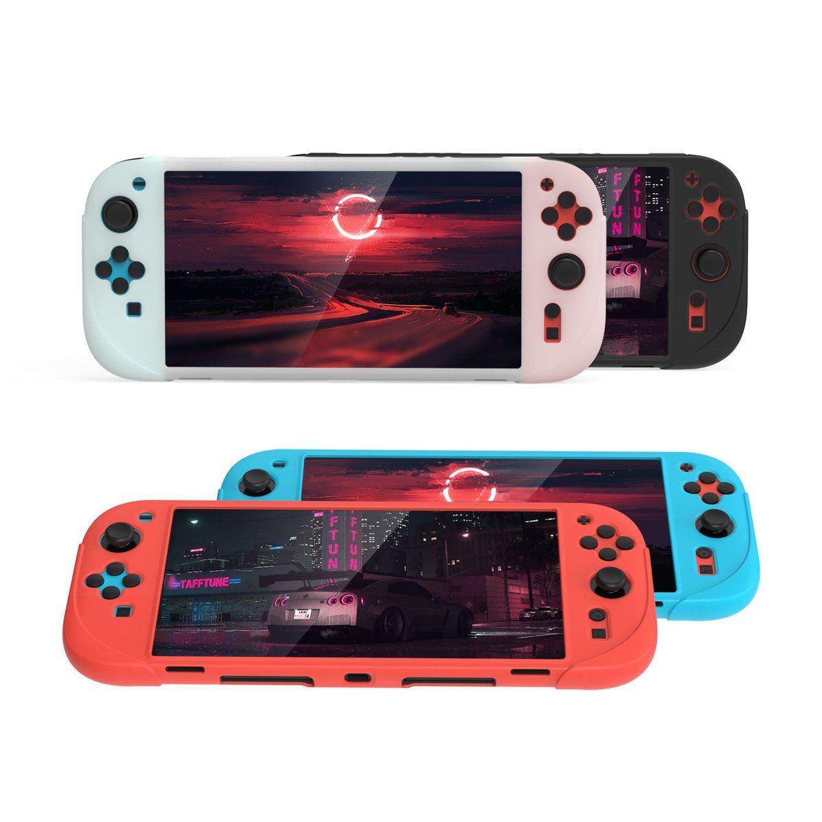 DOBE - Funda Protectora de Silicona Integral DOBE para Nintendo SWITCH 2 Color Negro