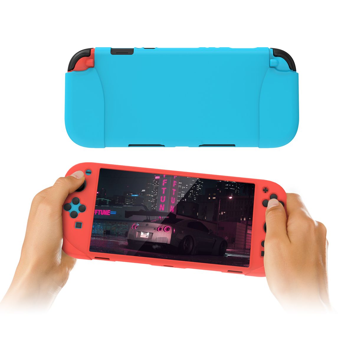 DOBE - Funda Protectora de Silicona Integral DOBE para Nintendo SWITCH 2 Color Blanco Mate