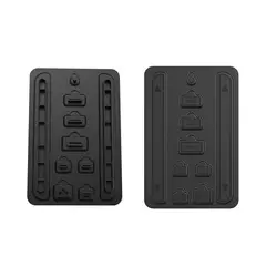 DOBE - Juego de Tapones Antipolvo para Nintendo SWITCH 2 Color Negro