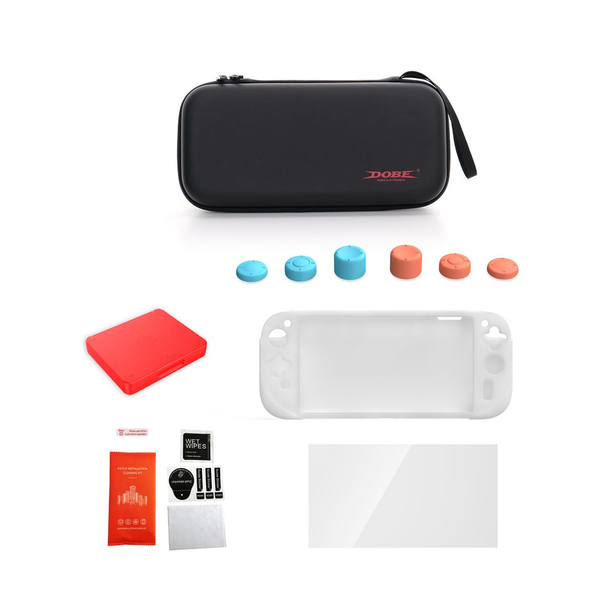 DOBE - Kit Completo DOBE de 10 Piezas para Nintendo SWITCH 2  Organización y Protección Total