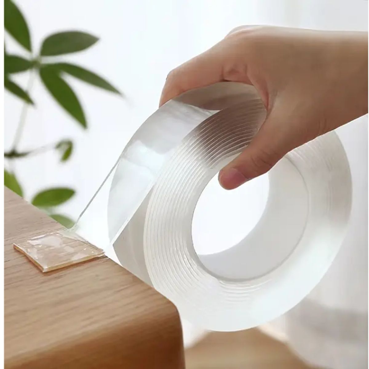 Cinta Doble Contacto Faz Huincha Adhesiva Reutilizable 10mts, marca GENERICO - Foto Principal