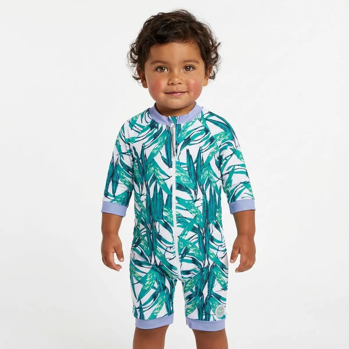 BONVERANO - Traje De Baño Con Cierre Completo Bebé Niños Protección UV