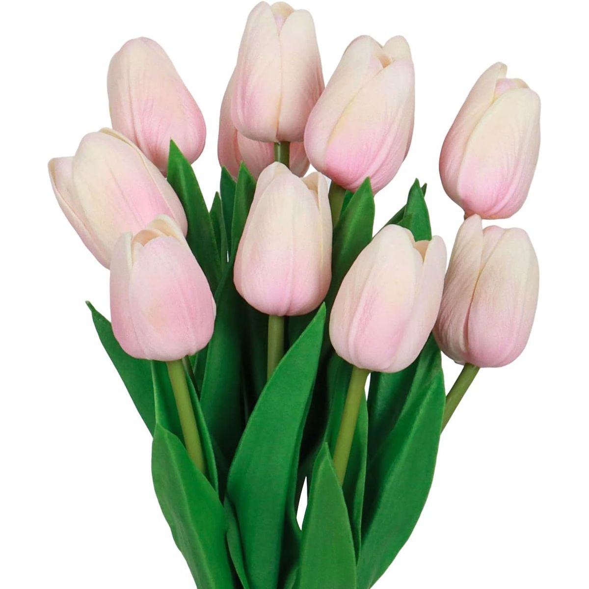 ANENG - Ramos De 20 Tulipanes Artificiales Flor Decoración Rosa