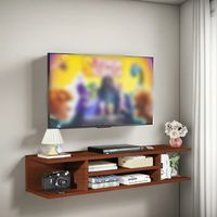 Mueble de TV 110×24×23cm marrón