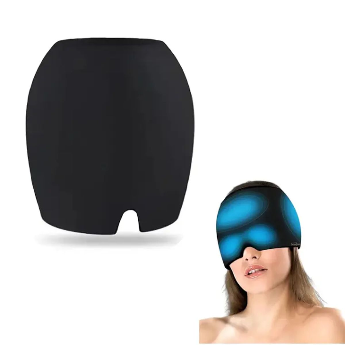 GENERICO - Antifaz Para Dormir Máscara Cubre Ojos Gel Frío Calor Gorro