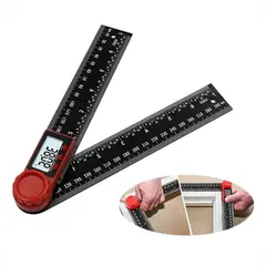 GENERICO - Regla De Ángulos Y Transportador Digital 2 En 1